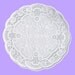 French Paper Doilies- 25 doilies-12 inch, white, large