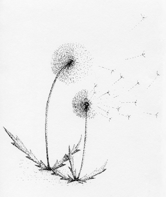 Dandelion Duo Card - Part of the "Dandelion Series"