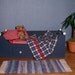 Captains bed for childs room or nautical decor dollhouse miniature