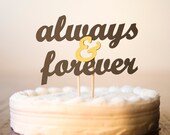Wedding Cake Topper in Charcoal and Yellow - Large - Ready to ship