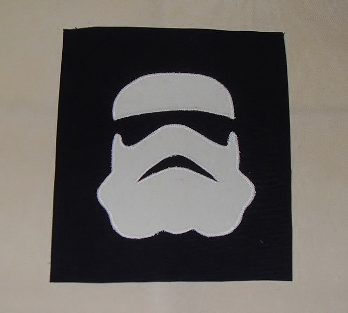 Stormtrooper Patch / Large / Sew on or Iron on / Free shipping when you buy 2 or more patches
