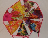 Crazy Magenta and Orange Bunting / Party Banner / Room Decor