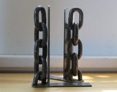 Pair of Large Chain Bookends