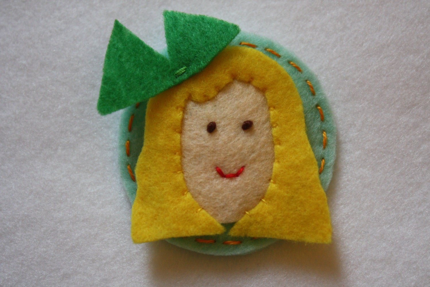 Pretty Girl  Felt Hair Clip