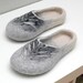 Felted slippers Gray Wind Unisex