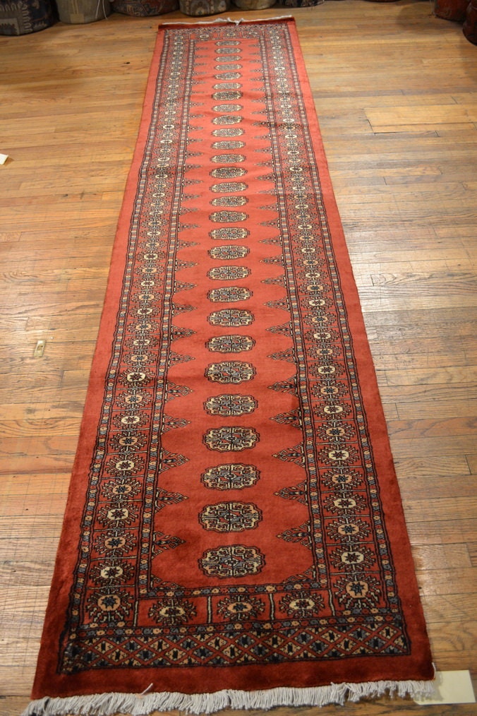oriental Rug runner/ Bokhara Rug / Pakistani Rug 2.8x11.5