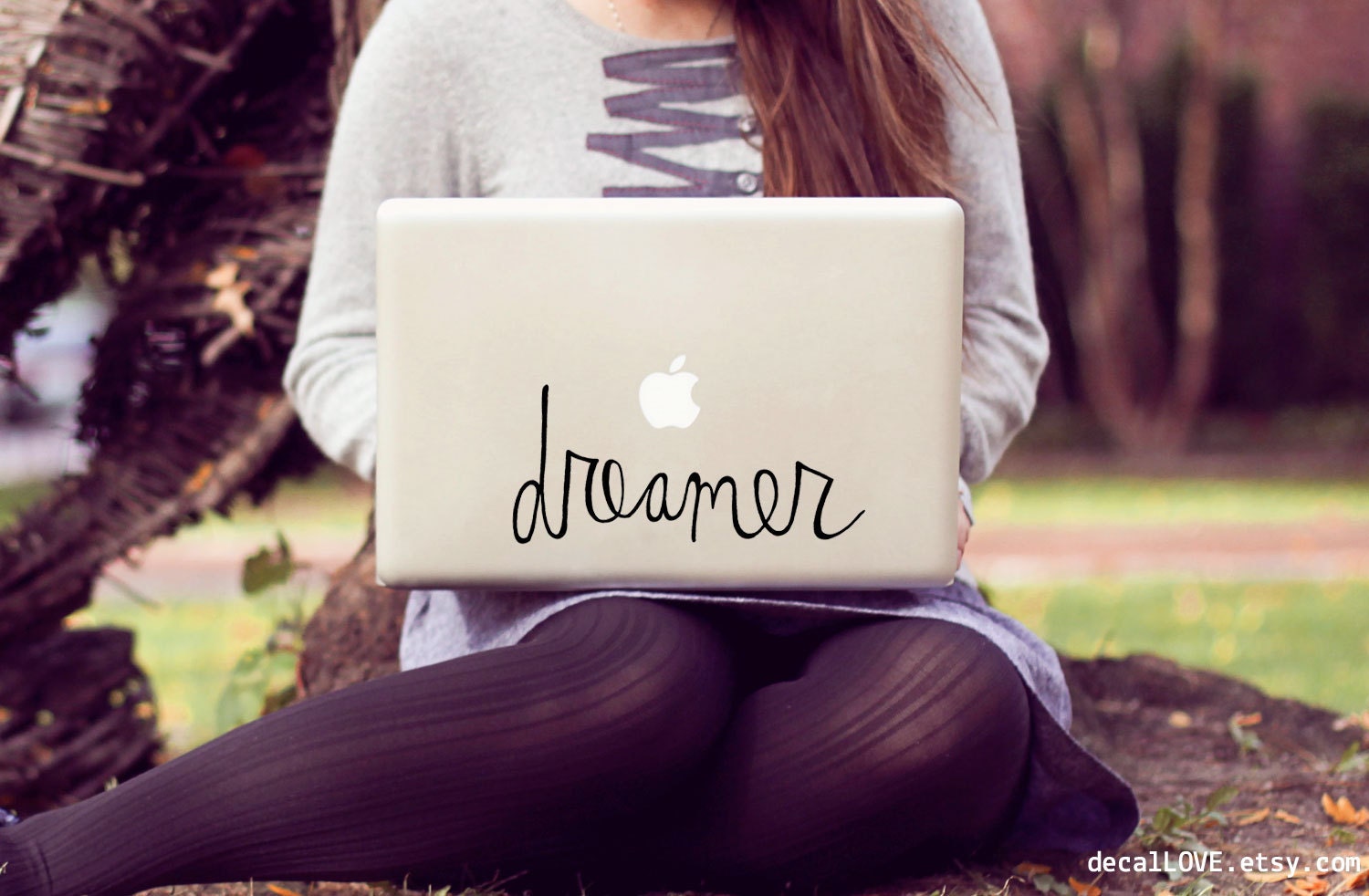 large dreamer laptop decal