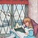 SALE Ready To Frame Vintage Illustration. Reading A Cosy Book. Gyo Fujikawa.