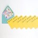 SALE Duck Stationery Set . Quack Quack . Modern Calligraphy . Mustard Yellow Cards with Duck Lined Aqua Envelopes . Set of 6
