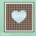 Fancy Wedding Hearts Guest Registry Signature Keepsake Print - 24x24 - Guestbook Poster