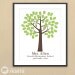 Teacher Appreciation Fingerprint Keepsake Art Print -  11x14