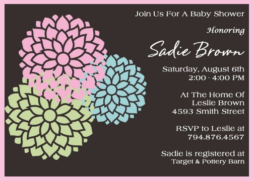 You Print Baby Shower Invitation Il_570xn