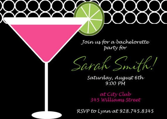 Printable Bachelorette Party Invitation Il_570xn