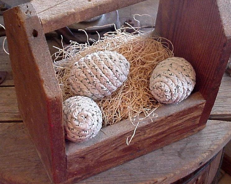 Speckled Fabric Eggs Farm Fresh Rustic Shabby Yet Chic All Occasion Country Farmhouse Decor Basket Bowl Fillers itsyourcountry