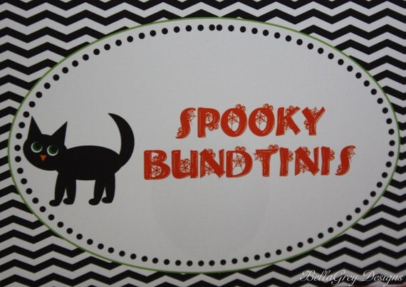 Hallow Boo Halloween Birthday Party Food Sweets Candy Labels Il_570xn