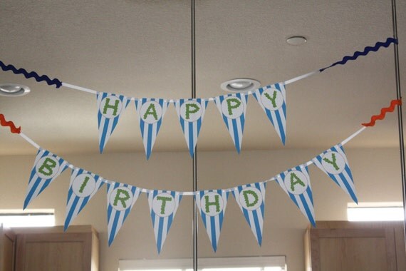 Lil' Monster Birthday Party Banner Il_570xn