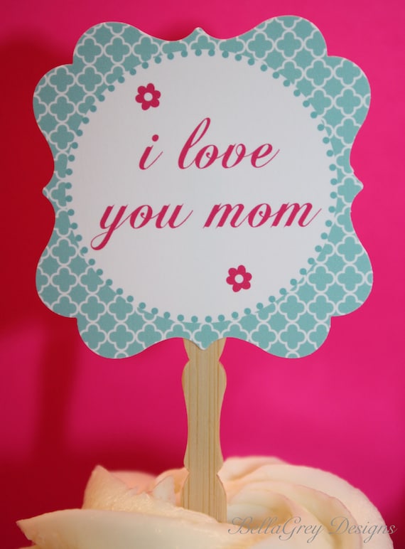 Cupcake Topper Mothers Day Il_570xn