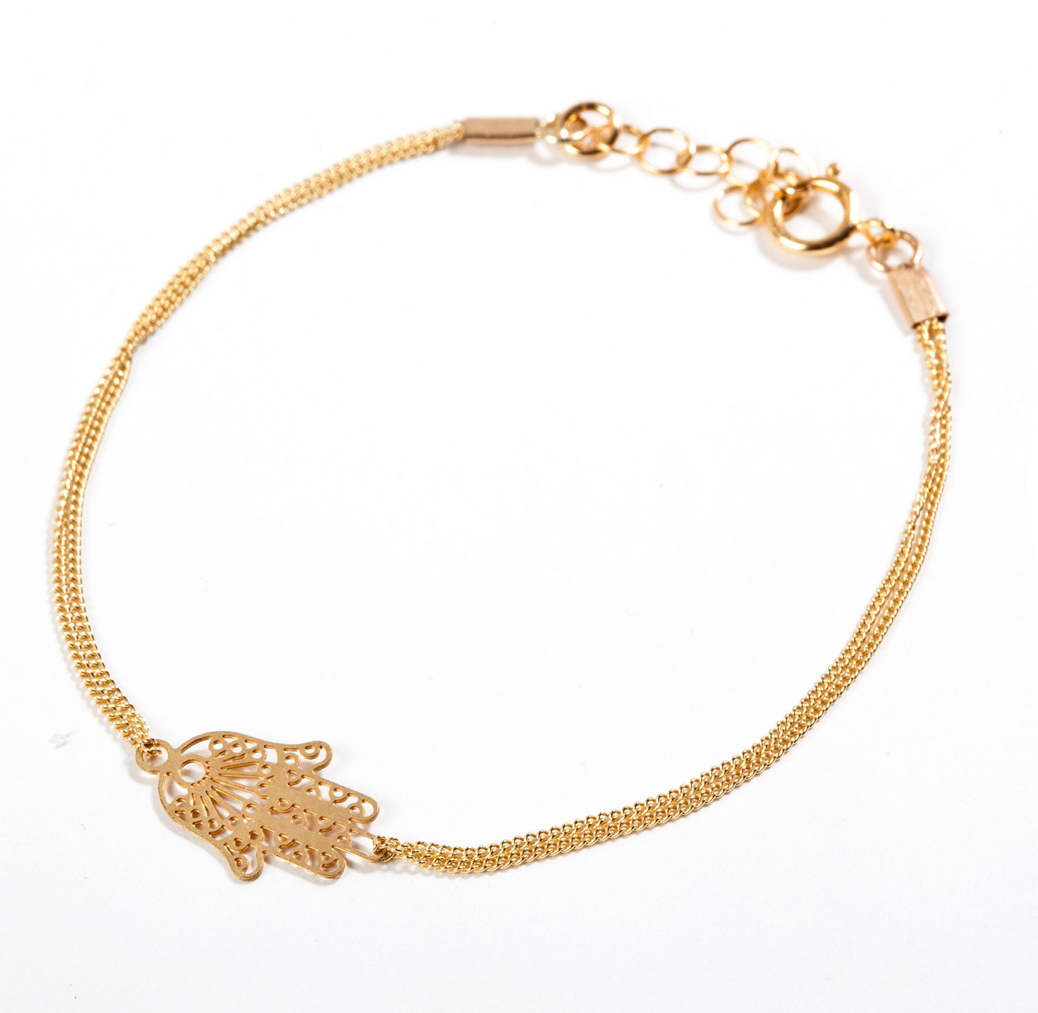 Hamsa goldfilled bracelet