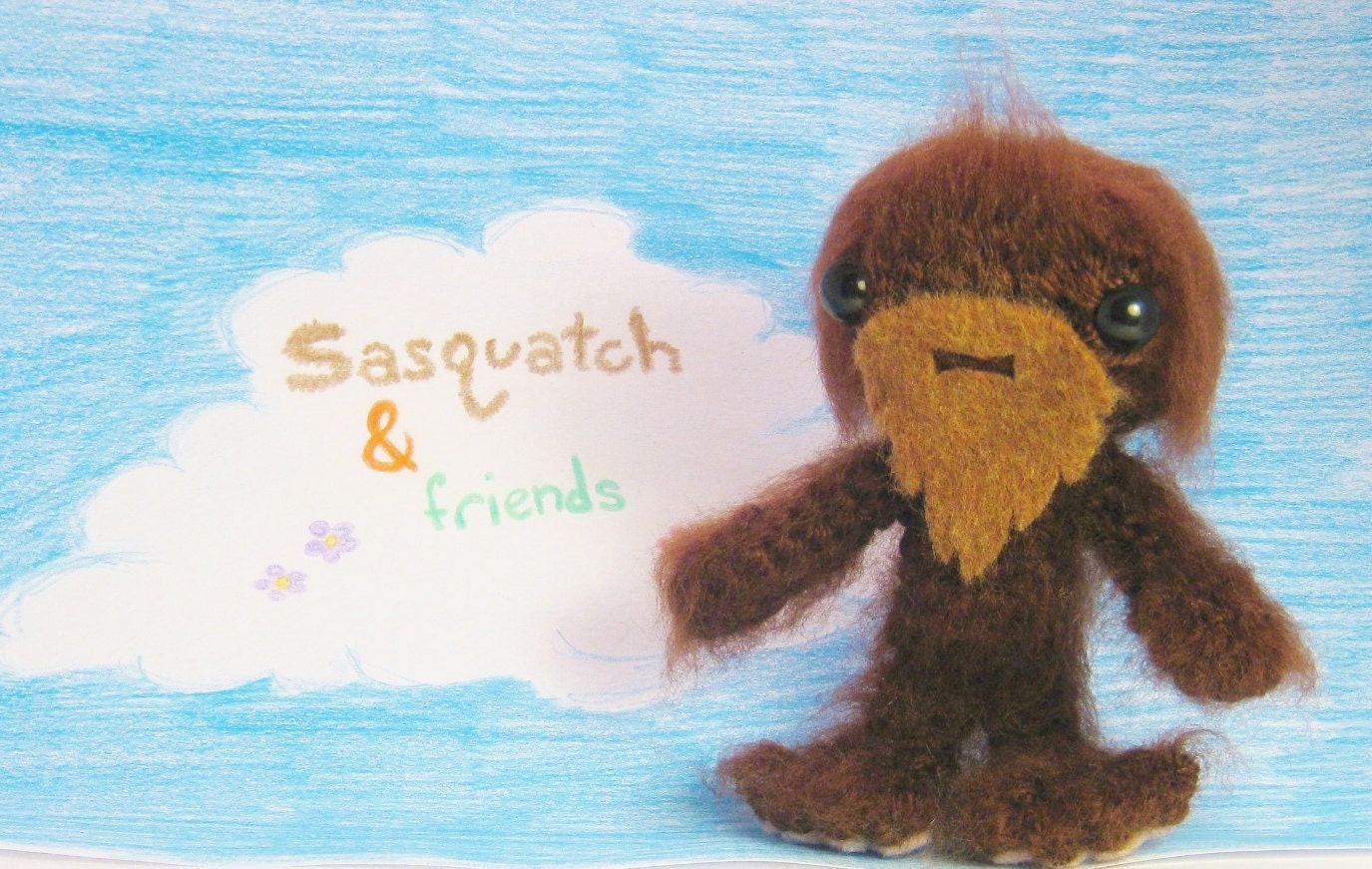 Crochet Amigurumi Sasquatch Bigfoot Doll