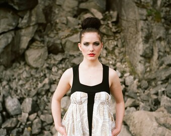 Gold Mask Dress