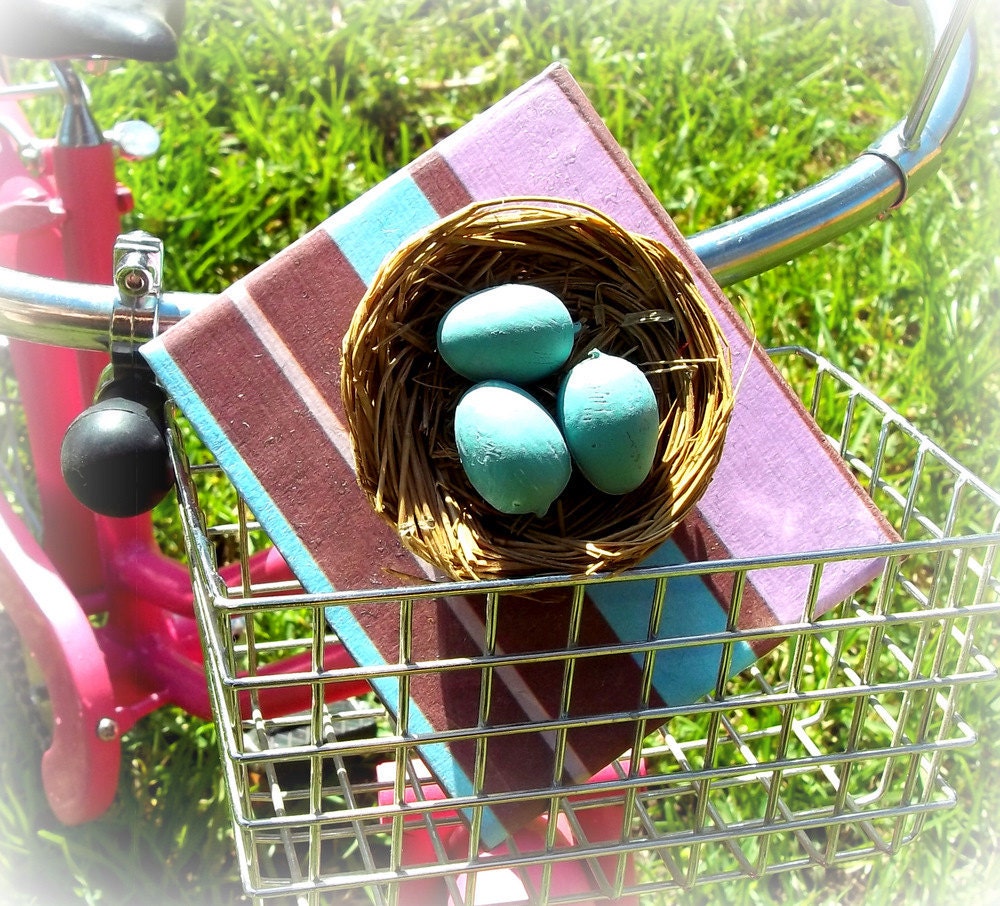 Eclectic bird-themed gift box -upcycled gift box perfect for earrings or a necklace