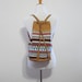 Vintage Southwestern Leather Draw String Bucket Backpack