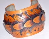 Vintage Rebajes Copper Cuff Bracelet