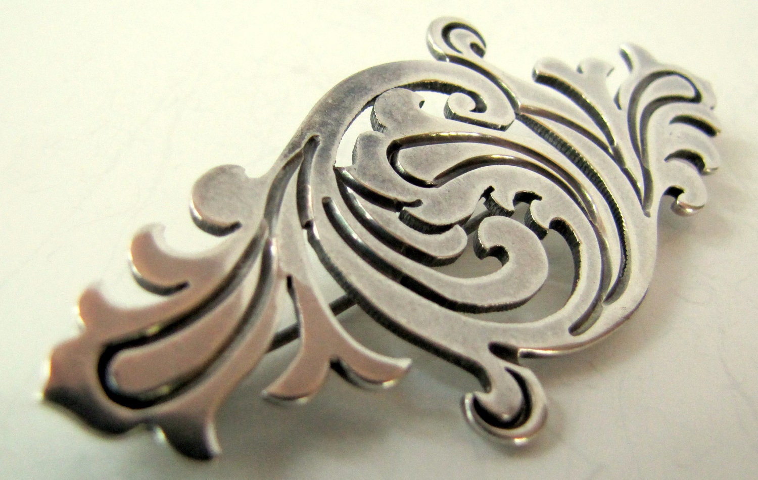 Taxco Ramirez Mexican 980 Silver Brooch