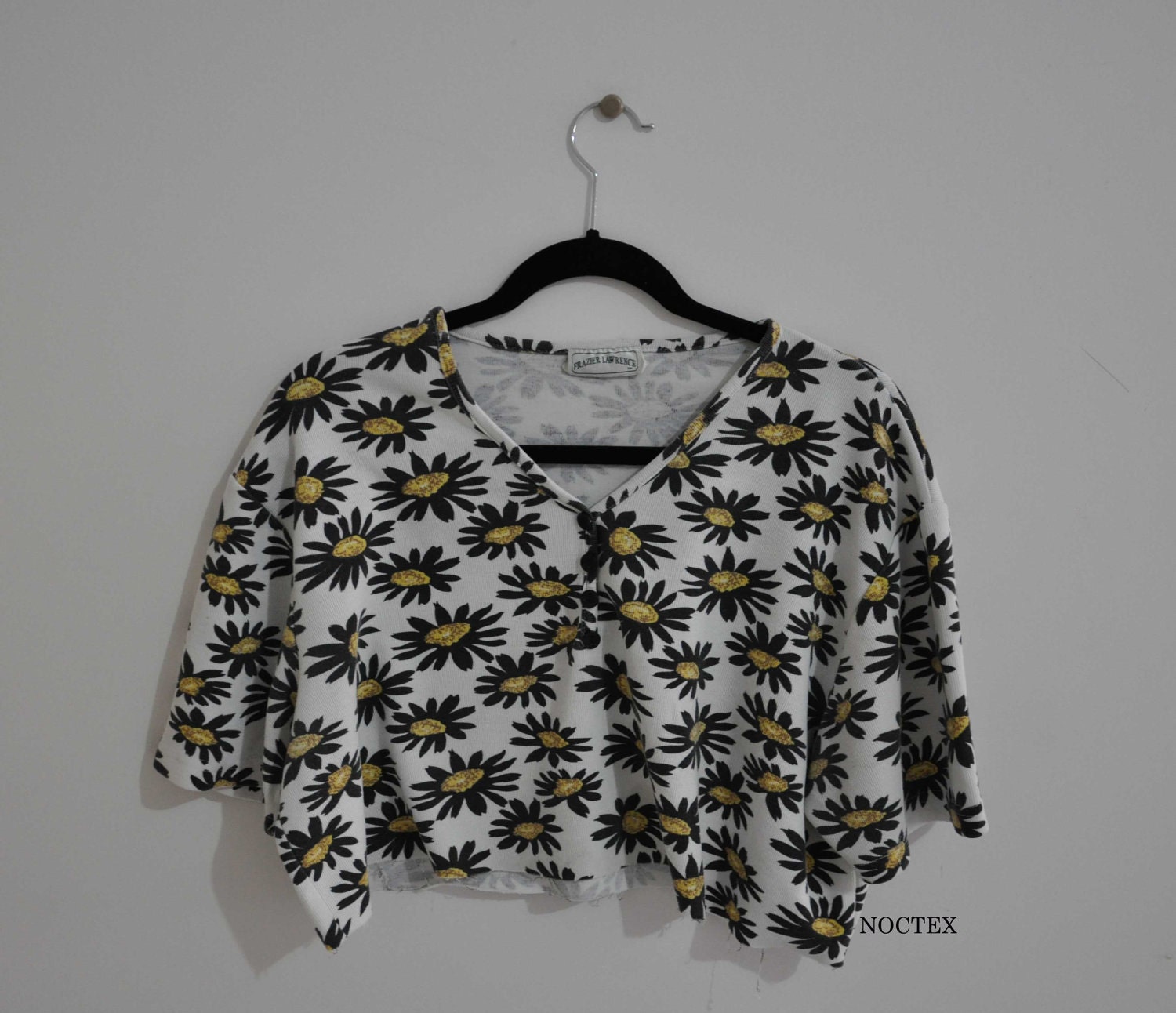 Vintage 90s Sunflower Crop Top