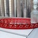 Upcycled Vintage Vanity Tray Red country cottage shabby chic gothic hollywood regency filigree