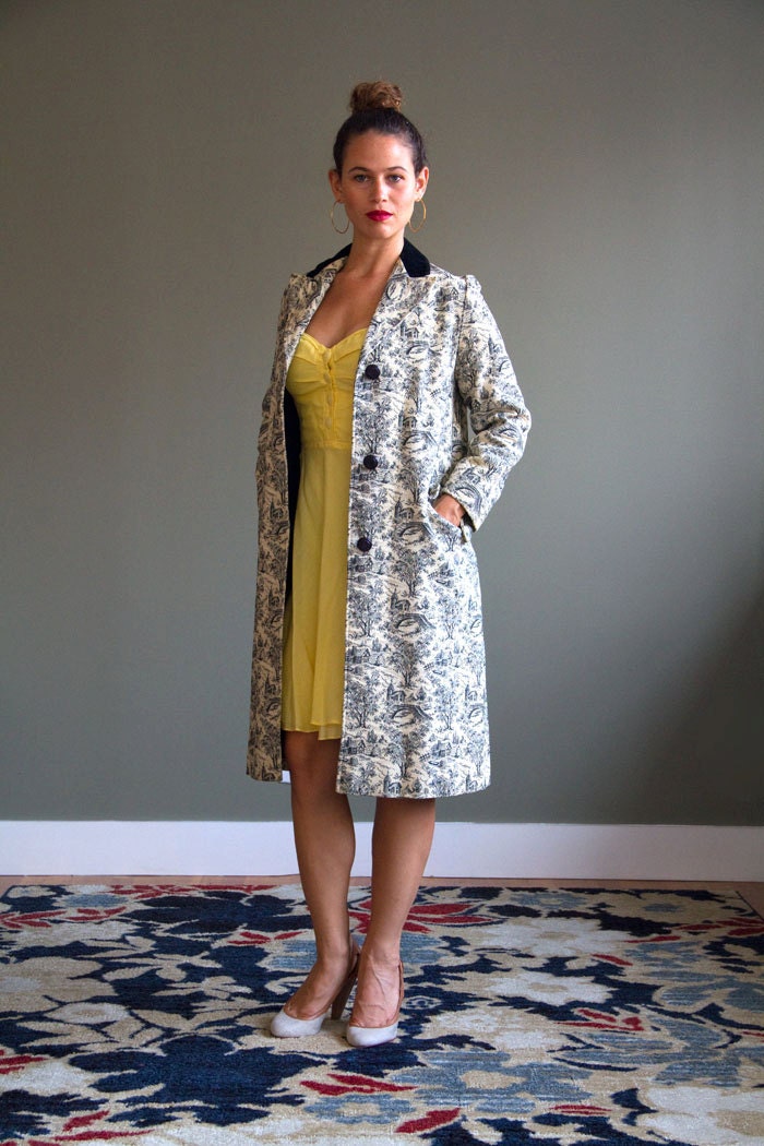 Rare 1950's with an Oriental Woven Design