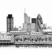 City of London, 2011 fine art print 11.8 x 8.2 "