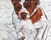 Brittany in Snow 8x10 Art Print