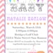 Circus/Carnival Baby Shower Invitations- Printable