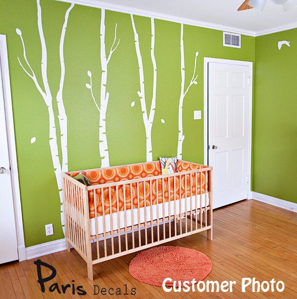 BIRCH TREES Vinyl Wall Decal (Product Code: T102 Birch)