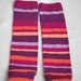 Baby Leg Warmers - Purples, Pinks, and Oranges Stripes