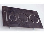 Modern House Numbers - Centered
