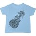 Kids GUITAR Children's Clothing T Shirt Toddler Shirt - Sizes 18M 2T 3T 4T 5 6 7 Blue (4 COLORS) - (ccht)