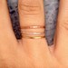 Tower of Hanoi Stackable Rings in Gold-filled, rose-gold filled, and sterling silver
