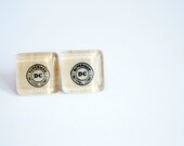 Recycled vintage comic book cuff links