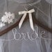 Personalized Wire Hangers (for weddings or other occasions)