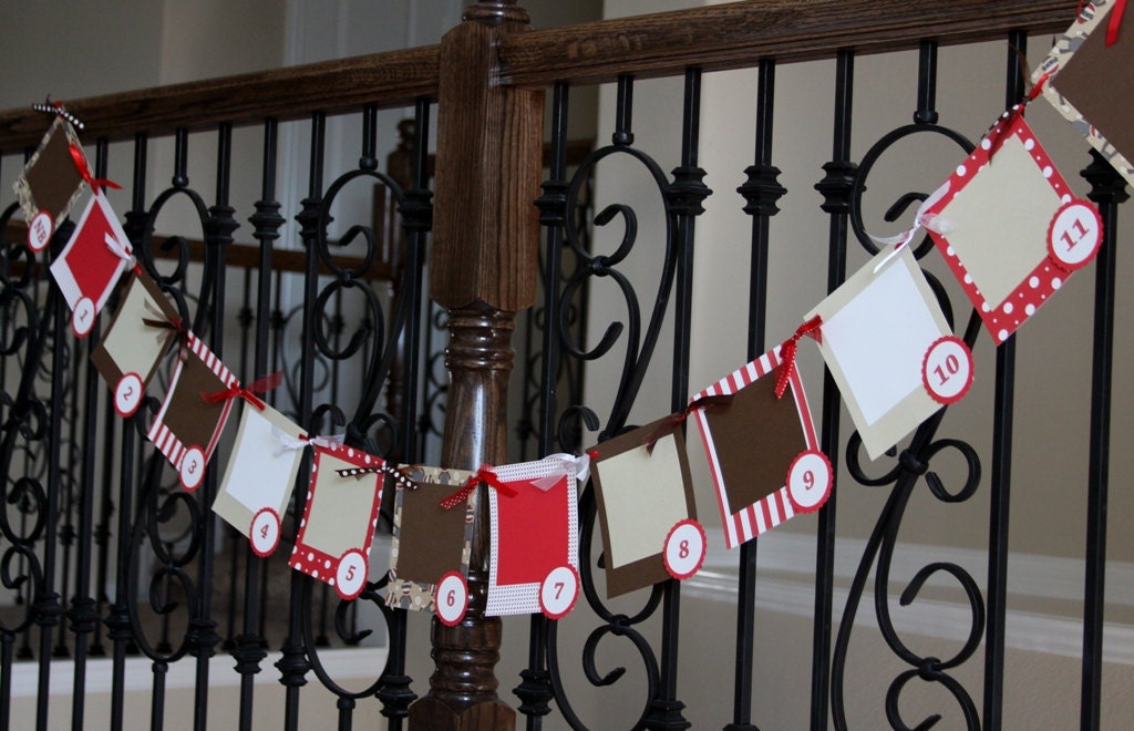 First Birthday Photo Banner - First Year Banner - Sock Monkey - Design G (4x4)