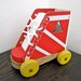 Rustic Retro Lace up Shoe Toy Maybe playskool wood