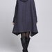Double breasted Hoodie wool coat/ winter wool coat/ hood Cloak coat