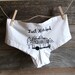 Just Hitched - Womens Undies - LARGE - For The Bride