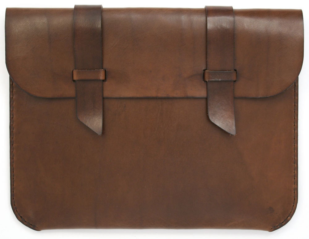 Leather iPad Case - Dark Brown