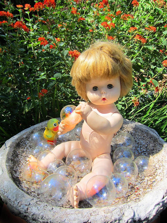 Effanbee Dy-Dee Baby 16 inch Drink and Wet Doll vintage 1967