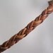 Light Brown Bolo Braided Leather Bracelet