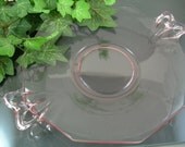 Small Pink Depression Glass Dish