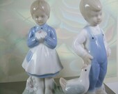 Vintage Country Children Figurines